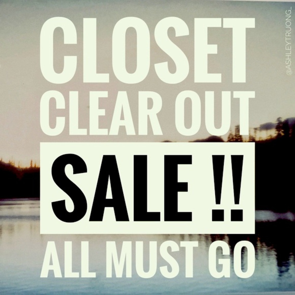 🛑CLOSET CLEAR OUT!